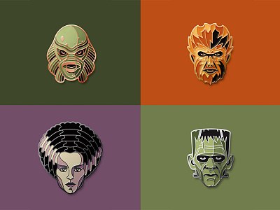 New Universal Monsters Pins