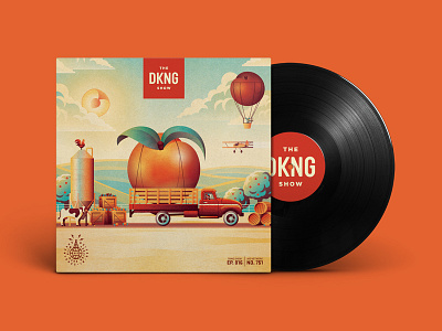 The DKNG Show (Episode 16) 99u dan kuhlken design dkng dkng studios nathan goldman nectarine peach podcast vinyl