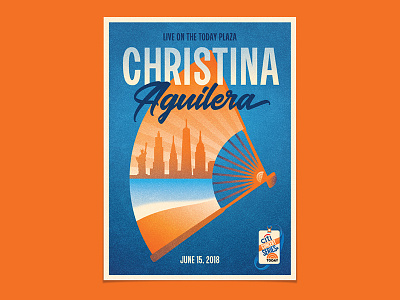 Christina Aguilera christina aquilera dan kuhlken dkng dkng studios fan hand fan nathan goldman new york summer today