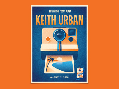 Keith Urban beach camera dan kuhlken dkng dkng studios instagram keith urban nathan goldman palm tree polaroid sunset