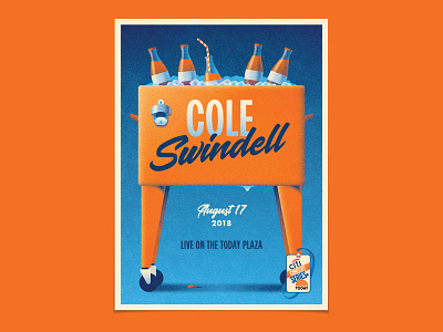 Cole Swindell bottle cole swindell cooler dan kuhlken dkng dkng studios geometric nathan goldman poster soda vector