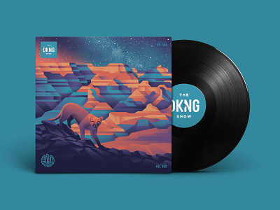 The DKNG Show (Episode 20) dan kuhlken dkng dkng studios geometric grand canyon illustration lion mountain lion nathan goldman space vector vinyl