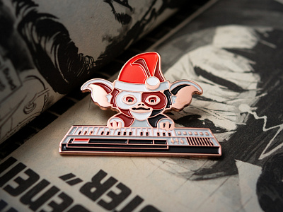 Gremlins: Showtime Pin dan kuhlken dkng dkng studios enamel pin gizmo gremlins mogwai nathan goldman pin vector