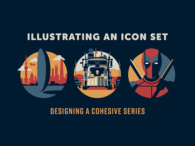 FREE Icon Class arrival dan kuhlken deadpool design dkng dkng studios geometric icon mad max nathan goldman skillshare vector