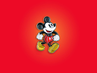 Official Mickey Mouse Enamel Pin