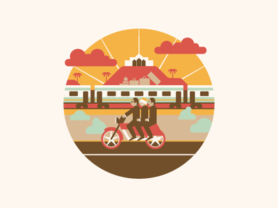 Mystery Project 34.4 clouds dan kuhlken desert dkng film icon motorcycle movie nathan goldman road train vector