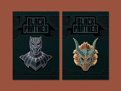 Black Panther Enamel Pins black panther brooch dan kuhlken disney dkng dkng studios enamel pin enamel pins marvel mondo nathan goldman vector