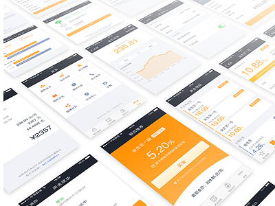 Old work - Jin Sheng Bao admin app clean dashboard event interface light line onepage product ui ux