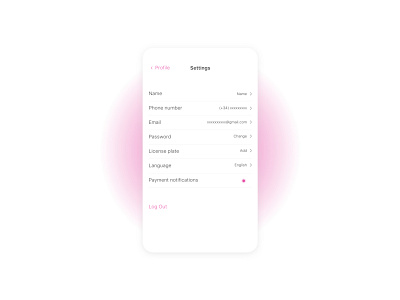 Daily UI :: 007 / Settings