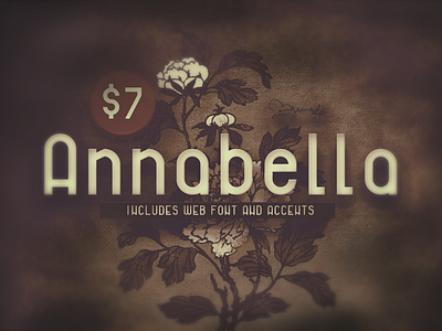 Annabella Retro Regular accented accents bella condensed display emoticons font regular retro tall web webfont