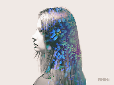 Humans are art blue flowers fruits girl hair lowprofile photo profile studio