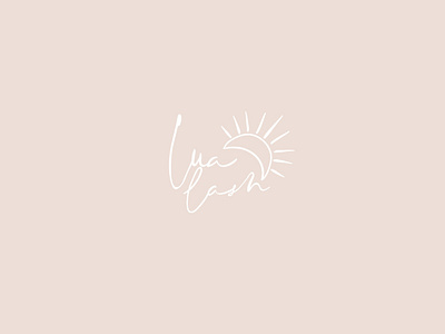 Minimalistic Eyelashes studio logo adobe illustrator beauty salon branding design eyelashes hand drawn logo minimalistic logo vector