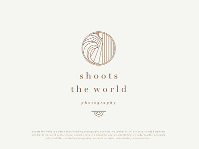 Shoots The World adobe illustrator branding design logo logo design sun vector wave