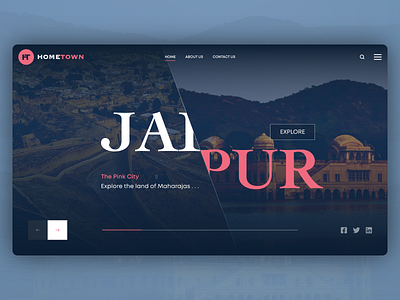 HomeTown Website UI