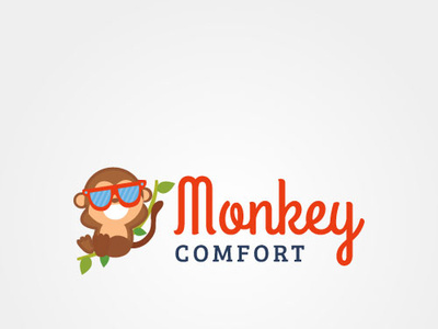 Monkeycomfort logo design photoshop ui ux design