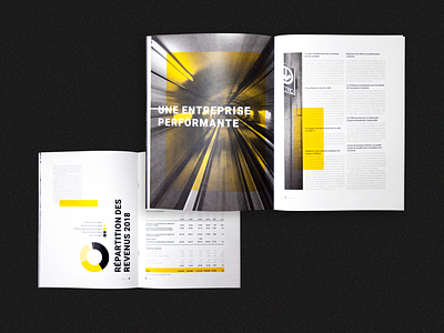 STM | Budget Report annualreport budget edition layout magazine montreal overprint print printdesign report stm transport