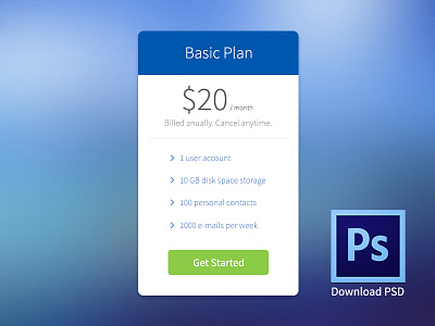 Price Plan flat pricing table price plan pricing item pricing table psddd simple pricing