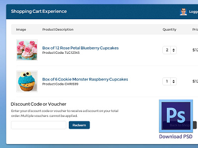 Freebie PSD: Shopping Cart cart cart psd freebie psd psddd shopping cart ui ui psd user experience user interface