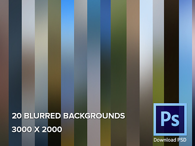 20 Blurred Backgrounds