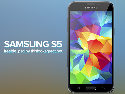 Samsung Galaxy S5 PSD Freebie freebie galaxy s5 mockup psd samsung s5