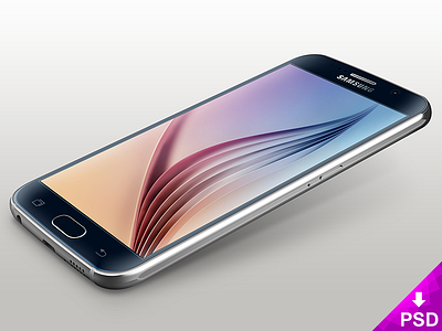 Samsung Galaxy S6 Mockup design download free freebie mockup photoshop psd realistic samsung galaxy s6