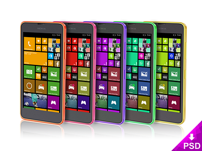 Nokia Lumia Mockup Design