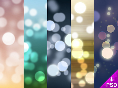 Bokeh Lights Wallpaper Pack bokeh design download free freebie photoshop psd resources set wallpaper