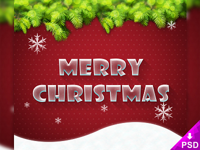 Merry Xmas Text Style christmas free freebie merry new photoshop resource style text xmas
