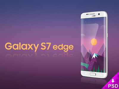 Samsung Galaxy S7 Edge download edge free mockup new photoshop psd resource s7 samsung