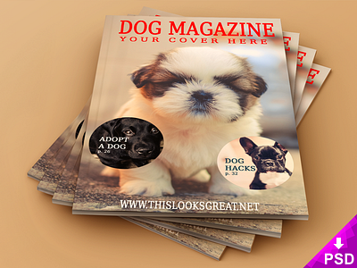 Magazine Cover And Interior Mock-up cover design free freebie interior magazine mock up new photoshop psd