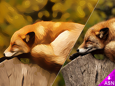 Artistic Effect Photoshop Action action download effect fox free graphic nature photoshop