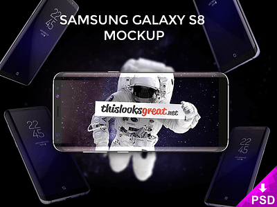 Samsung Galaxy S8 Mockup