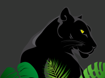 Stoic Jaguar graphic jaguar nature illustration neil humphrey vector vector illustration visual design