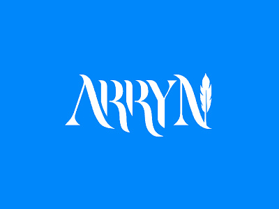 House of Arryn Wordmark arryn branding design gameofthrones hand lettering icon illustration logo type typography