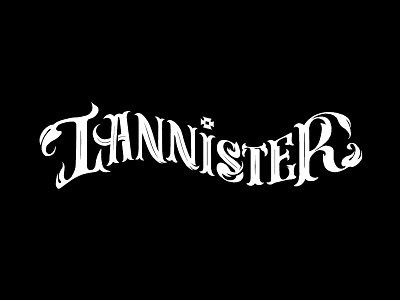 Lannister Workmark branding design gameofthrones hand lettering icon illustration lannister lettering logo typography