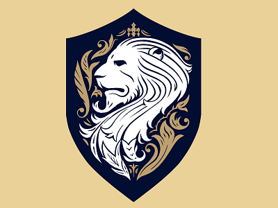 Lion Sigil branding design icon illustration lion lion head lion logo logo typography