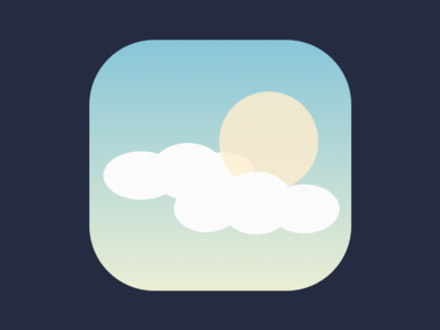 Weather App Icon app icon design dailui daily 100 weather icon