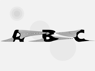 ABC Letter Experiment adobe illustrator best logo design design graphic design illusion typography vector