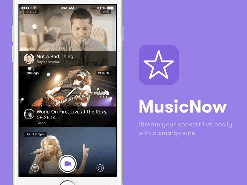 MusicNow app