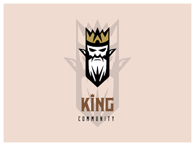 King Logo branding crown design graphic design icon ill illustration illustrator king kingdom logo mascot vector