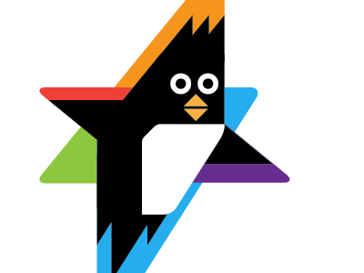 Unused Ilustrative Mark: Penguin Spark illustration logo penguin