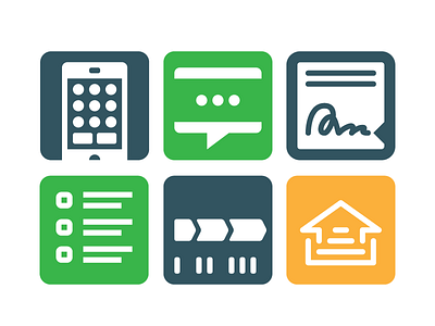 Loan Process Icons