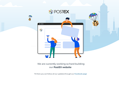 Postex Coming Soon page