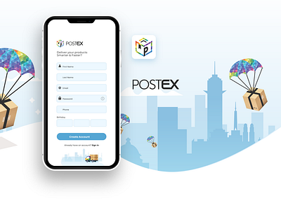 postex app UI