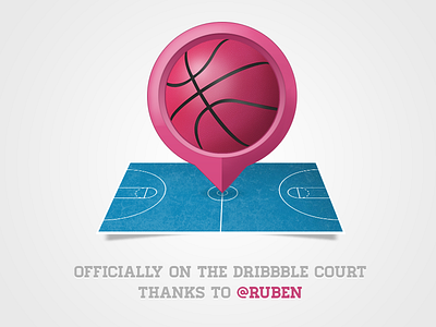 On the Dribbble court