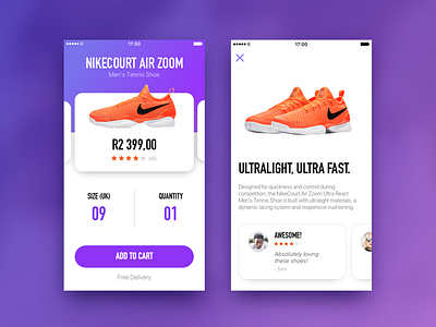 Nike Sneaker App Concept