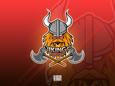 Mascot Viking branding design esportlogo esports logo mascot character mascot logo streamer twitch overlay twitch.tv