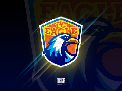 Mascot Eagle branding design esportlogo esports logo mascot character mascot logo streamer twitch overlay twitch.tv versatile