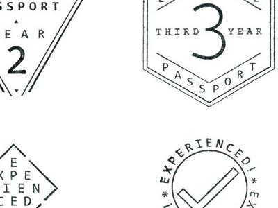 Experience Passport Stamps passport stamps typography