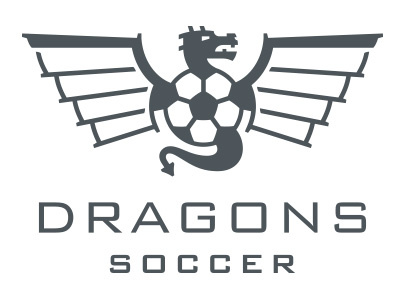 Dragons3 crest dragon logo soccer wings
